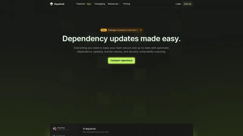 Optimiza el desarrollo de tu software con DepsHub: gestión de dependencias sin esfuerzo, cumplimiento de seguridad y automatización. depshub