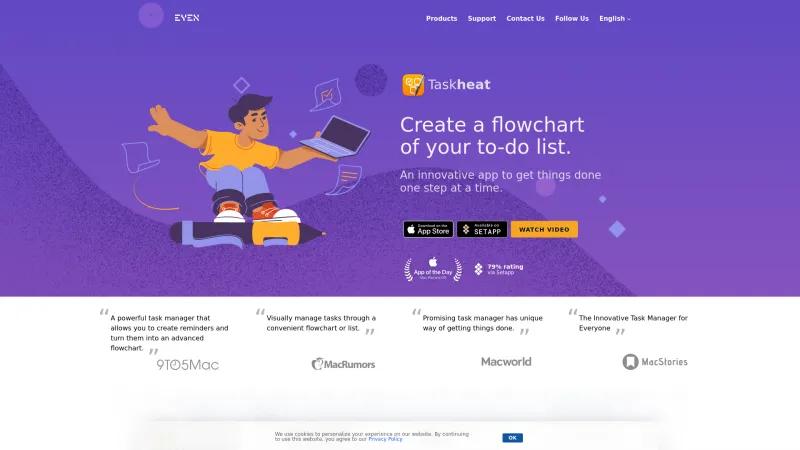 Transforma tu productividad con Taskheat: la aplicación de lista de tareas visual definitiva para Mac, iPad e iPhone. eyen