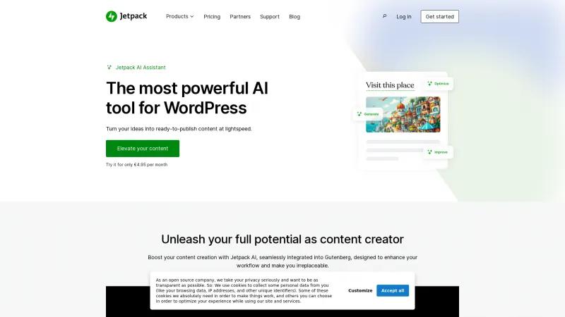 Transforma tu creación de contenido con el Asistente de IA de Jetpack para usuarios de WordPress. jetpack