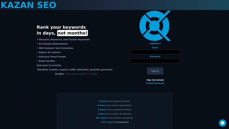 Mejora tu presencia en línea con Kazan SEO: una herramienta integral de optimización de contenido. kazanseo