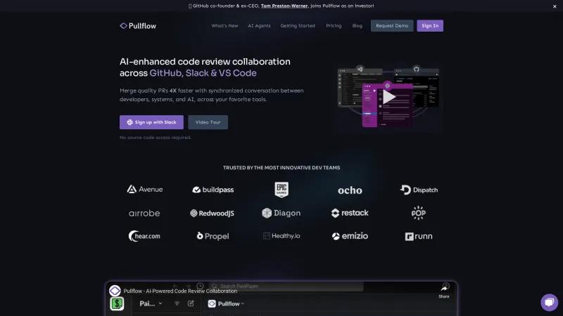 Optimiza la colaboración en la revisión de código con Pullflow: la plataforma innovadora para equipos de desarrollo. pullflow