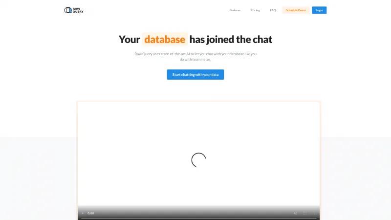Revoluciona la Gestión de Datos con Consultas en Crudo: Una Herramienta de IA Amigable para una Interacción Sin Esfuerzo con Bases de Datos. rawquery