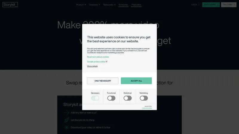 Transforma la creación de contenido en video de tu negocio con Storykit: la solución impulsada por inteligencia artificial. storykit