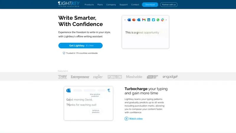 Lightkey: El software de predicción de texto definitivo para una mayor eficiencia en la escritura en Windows. lightkey