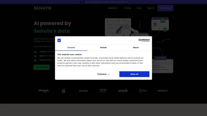 Optimiza tu estrategia de SEO con Senuto: la solución empresarial definitiva para mejorar la visibilidad en línea. senuto