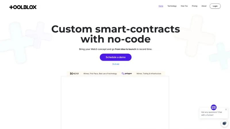 Crea contratos inteligentes personalizados y DApps sin esfuerzo con Toolblox: la solución sin código para la innovación en Web3. toolblox