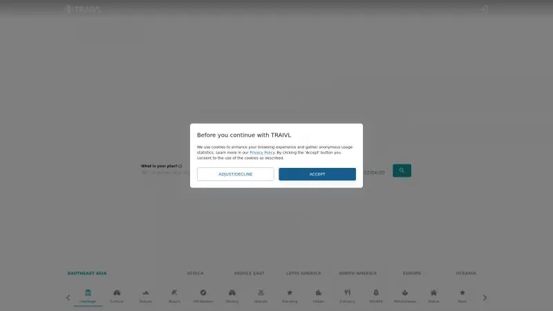 Descubre Experiencias de Viaje Personalizadas con TRAIVL: Tu Plataforma de Viaje Definitiva. traivl