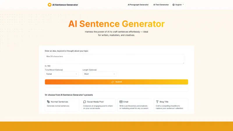 ai-sentence-generator