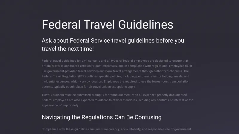 federaltravelregulations
