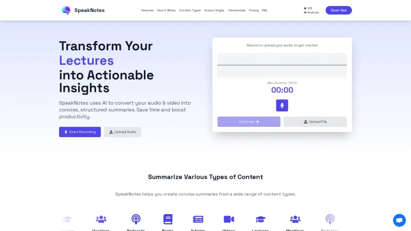 speaknotes