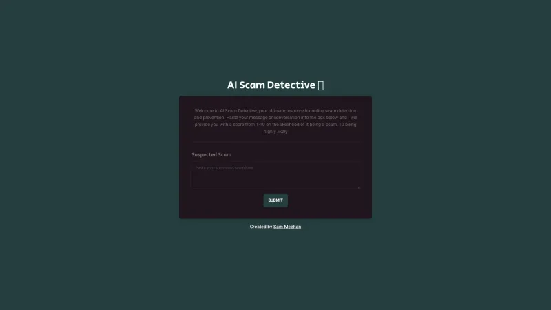 aiscamdetective