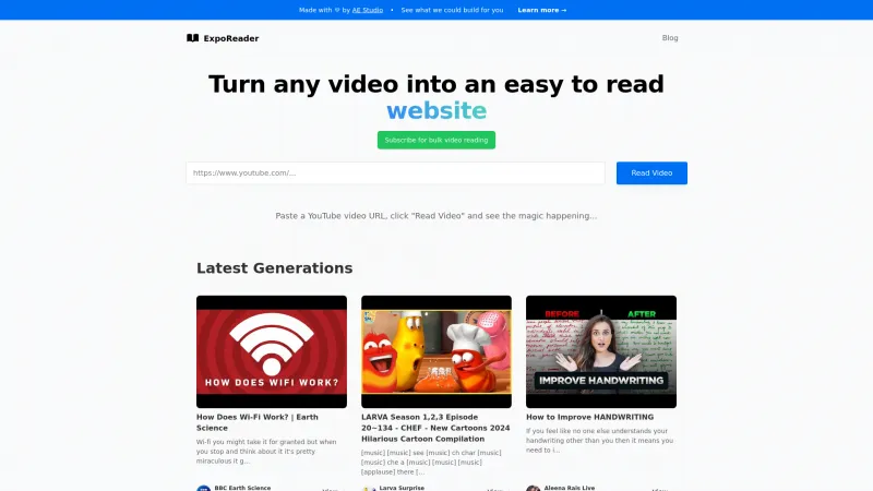 exporeader