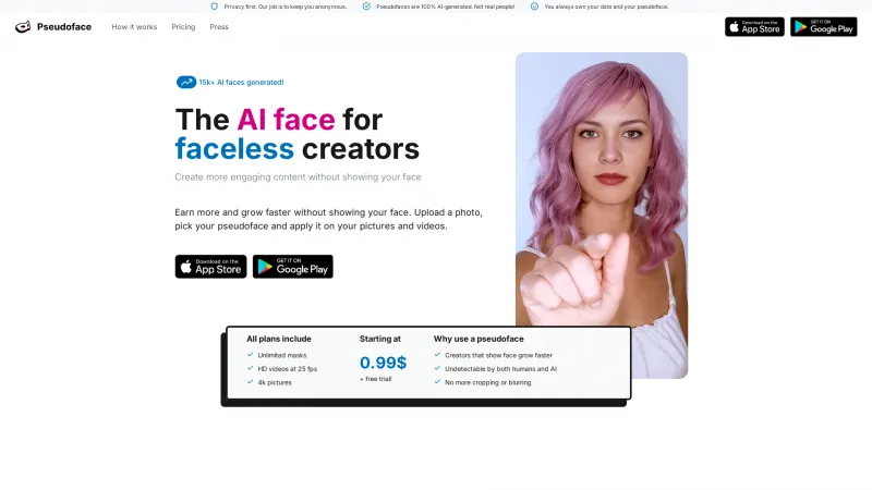 pseudoface