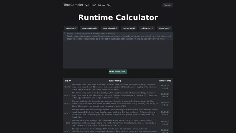 timecomplexity