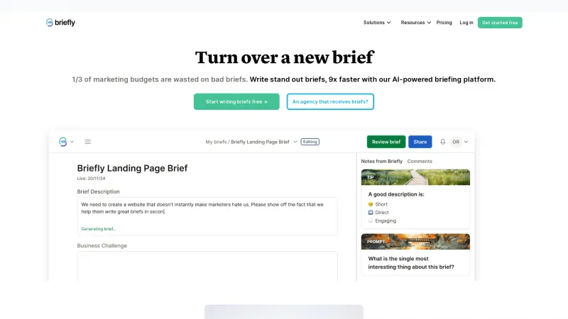 trybriefly