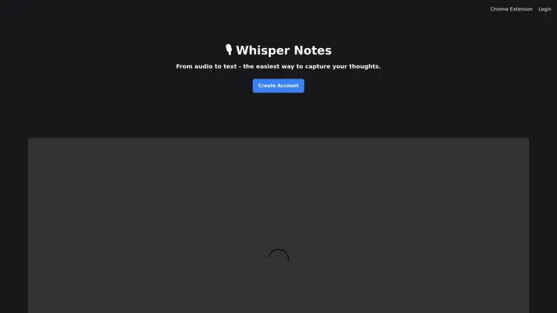 whispernotes